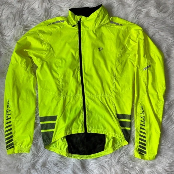 NEW: Men’s Pearl Izumi High-Visibility Cycling Jacket / Small / HI-VIS for bike